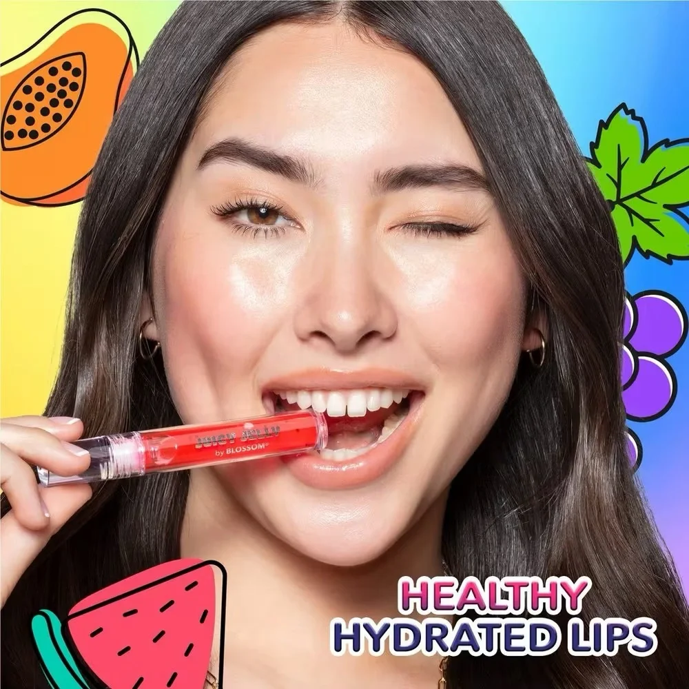 BLOSSOM Strawberries n Cream Lip Gloss & Strawberry Lip Oil Set, NEW